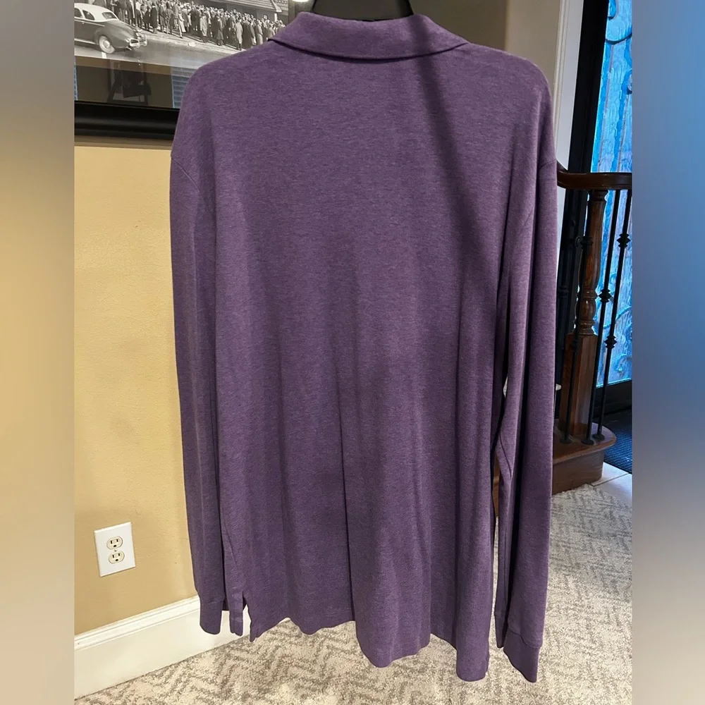 Ralph Lauren Purple Polo Long-Sleeve Shirt XXL